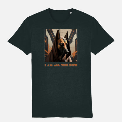 German Shepherd Unisex T-shirt - Colour: Black