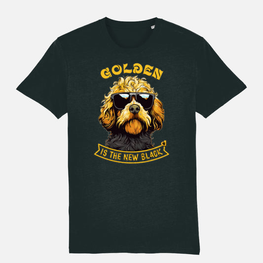 Goldendoodle Unisex T-shirt - Colour: Black