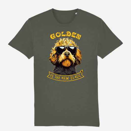 Goldendoodle Unisex T-shirt - Colour: Khaki