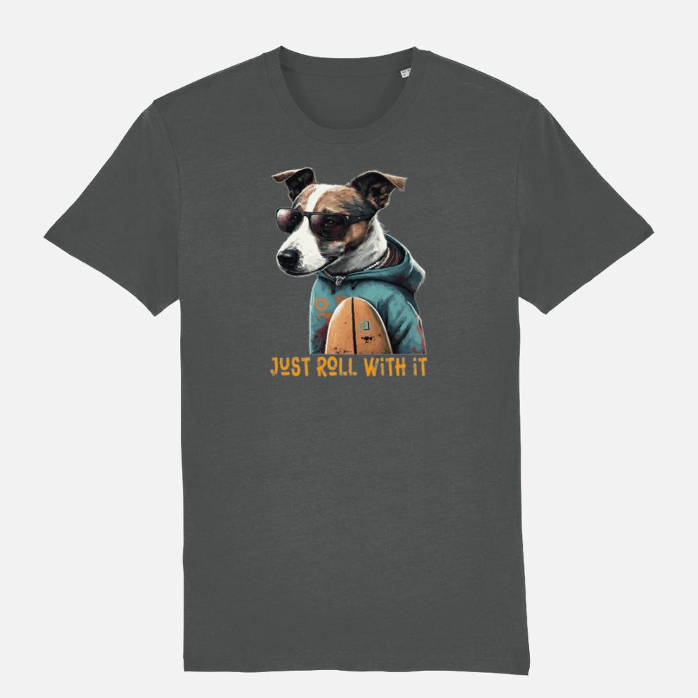 Jack Russell Terrier Unisex T-shirt - Colour: Anthracite