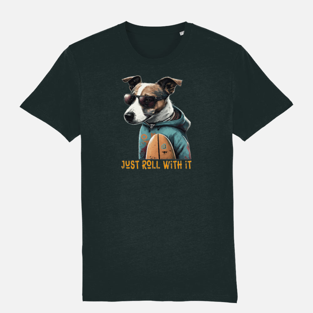 Jack Russell Terrier Unisex T-shirt - Colour: Black