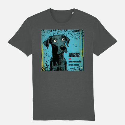 Black Labrador Unisex T-shirt (Nonsense)- Colour: Anthracite