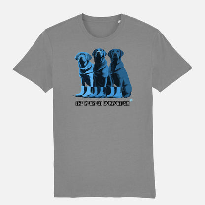 Black Labradors Unisex T-shirt - Colour: Medium Heather Grey