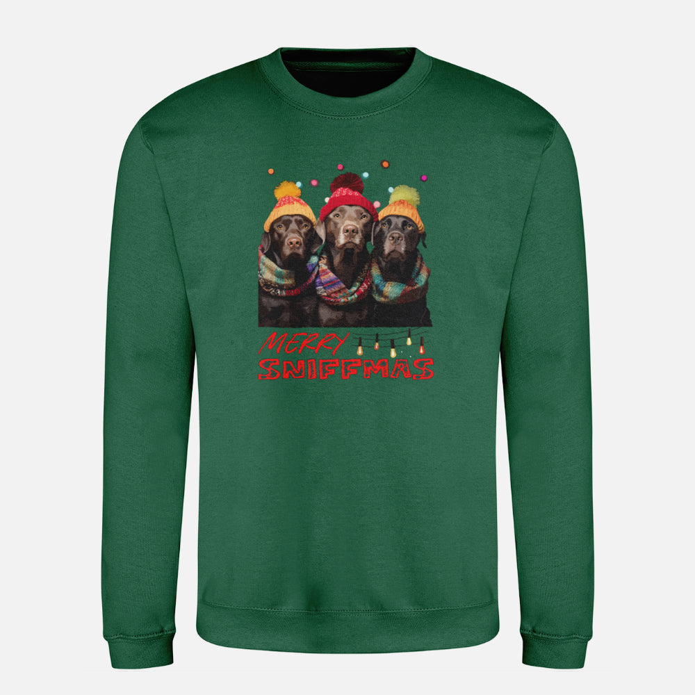 Christmas Jumper Sweatshirt Labrador