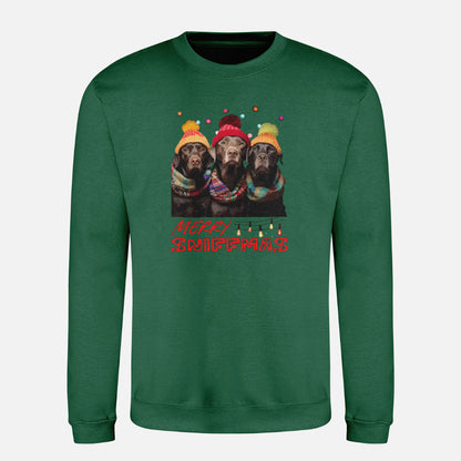 Christmas Jumper Sweatshirt Labrador