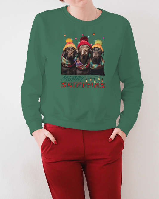 Christmas Jumper Sweatshirt Labrador