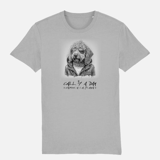 Labradoodle Unisex T-shirt - Colour: Heather Grey