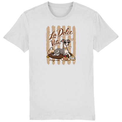 Italian Greyhound La Dolce Vita T-shirt in White