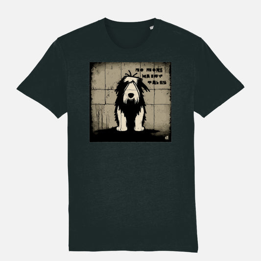 Old English Sheepdog Unisex T-shirt - Colour: Black