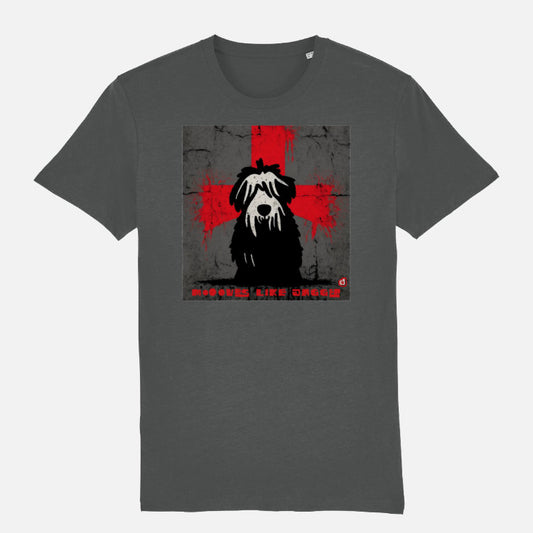 Old English Sheepdog Unisex T-shirt - Colour: Anthracite