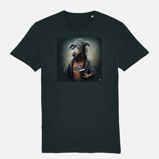 Scottish Deerhound Unisex T-shirt - Colour: Black