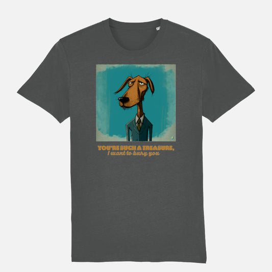 Vizsla Unisex Unisex T-shirt - Colour: Anthracite