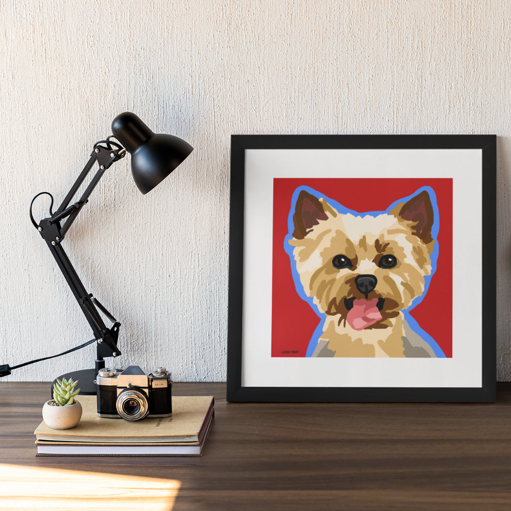 Yorkshire Terrier Art Print (artist Laura Tripp)