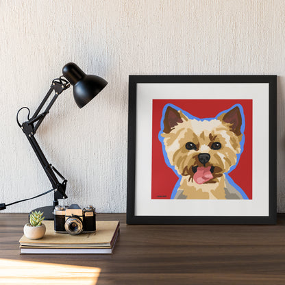 Yorkshire Terrier Art Print (artist Laura Tripp)
